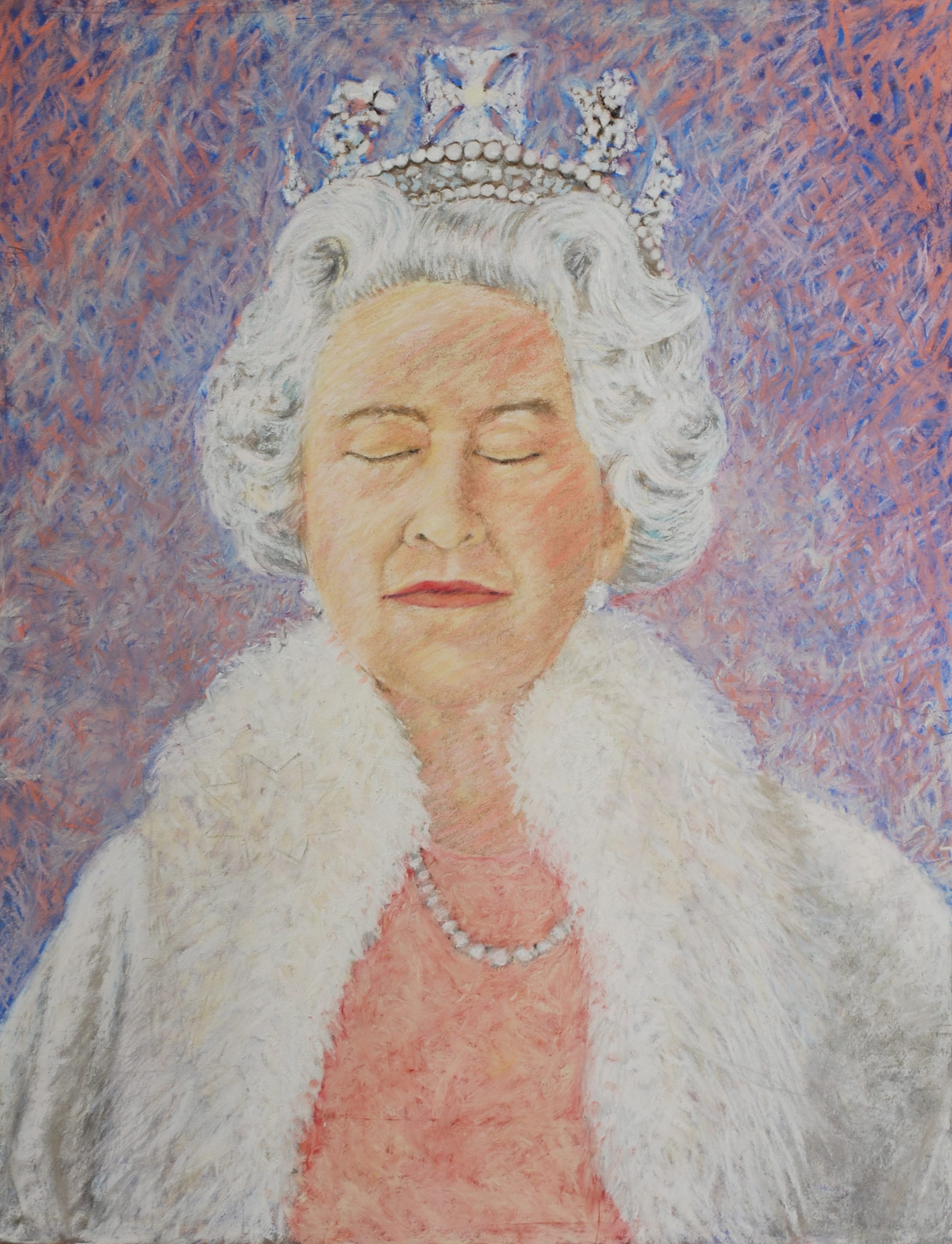  God Save the Queen, 2015, 65x50cm